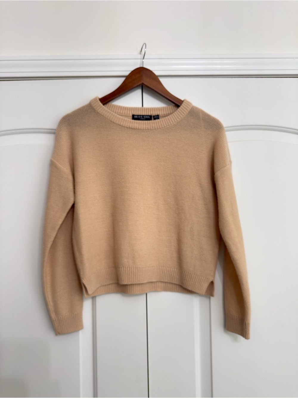 Classic Crewneck Sweater in Beige - Elevated Everyday Knit